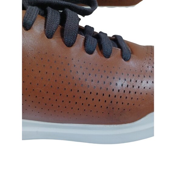 Cole Haan Mens Grandpro Laser Cut Sneaker Size 11.5 M Tan Leather Casual Shoe main image 6